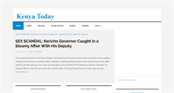 Desktop Screenshot of kenya-today.com